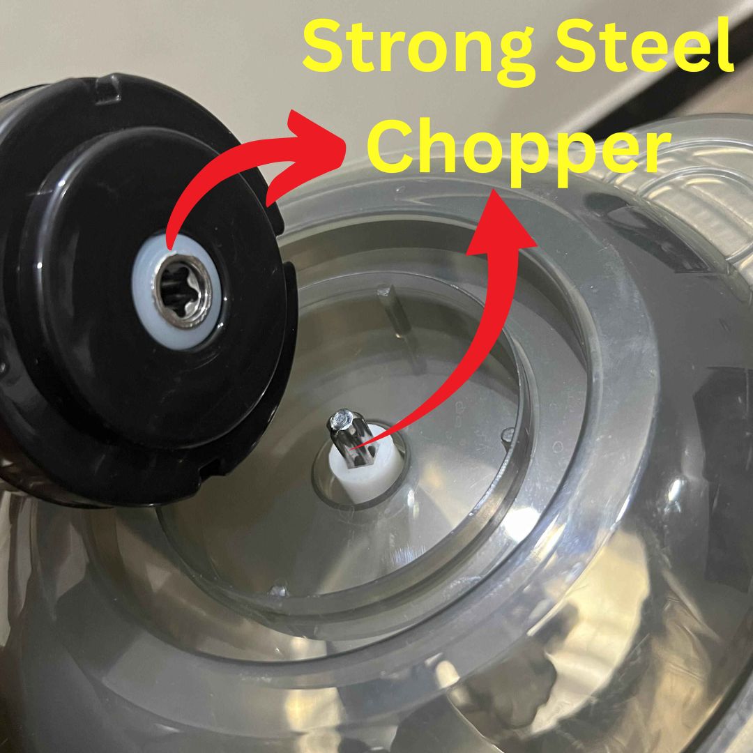 Meat Chopper IN Steel - Manual - 2 Litre Bowl