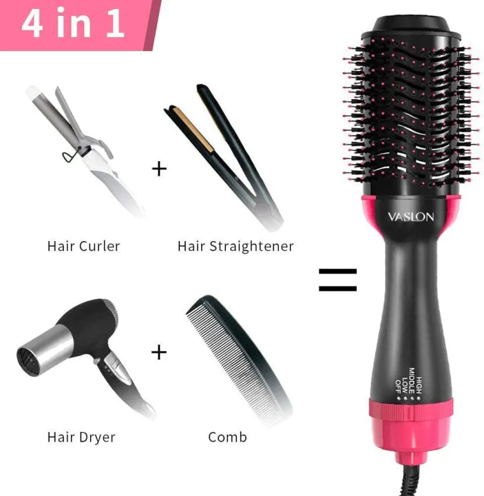 4-in-1 Hot Air Brush (Dryer + Styler + Volumizer + Straightening)