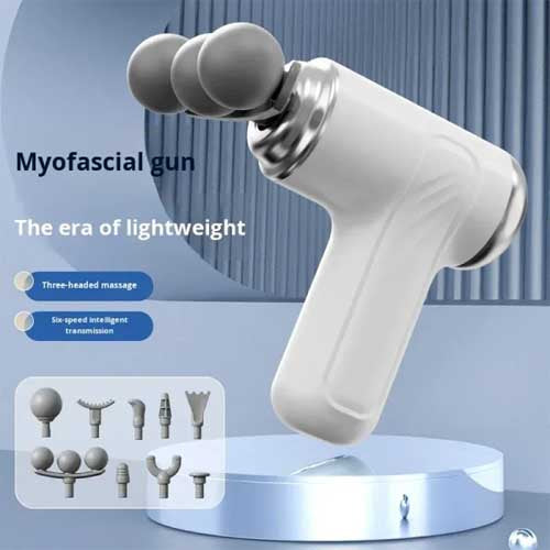 3 Heads Massage Gun - 6 Speeds + Turbo⚡