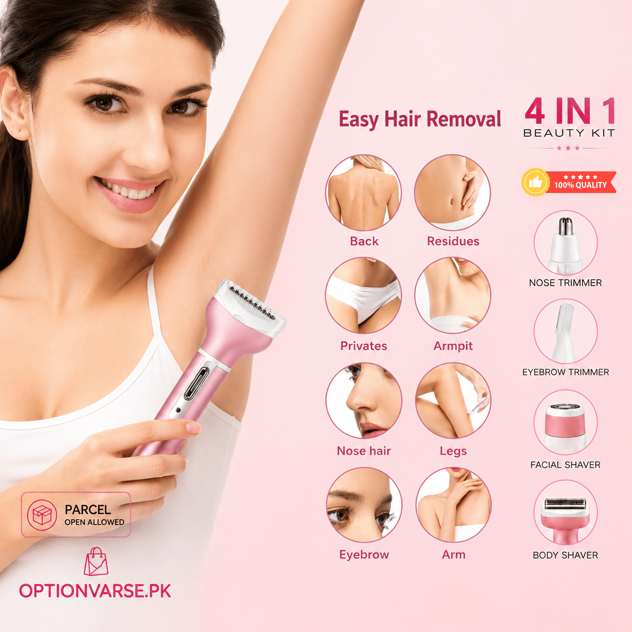 🎁Comfort 4 in 1 Electric Lady Shaver