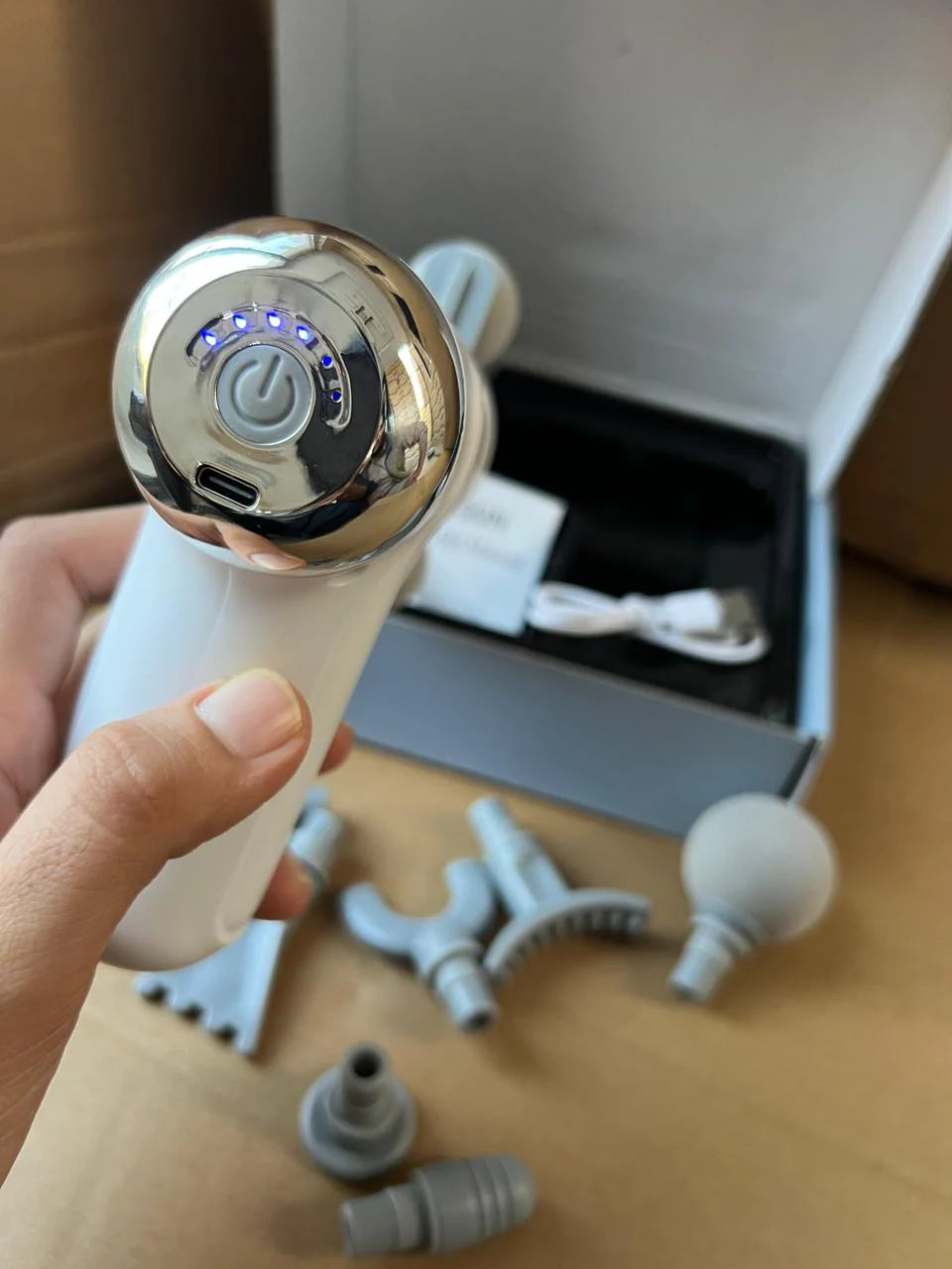 3 Heads Massage Gun - 6 Speeds + Turbo⚡