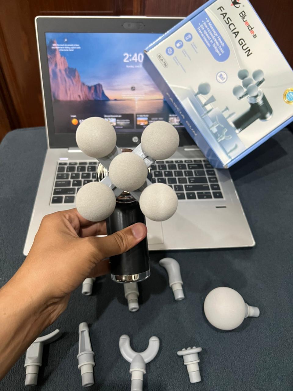 5 Heads Massage Gun - 6 Speeds + Turbo⚡