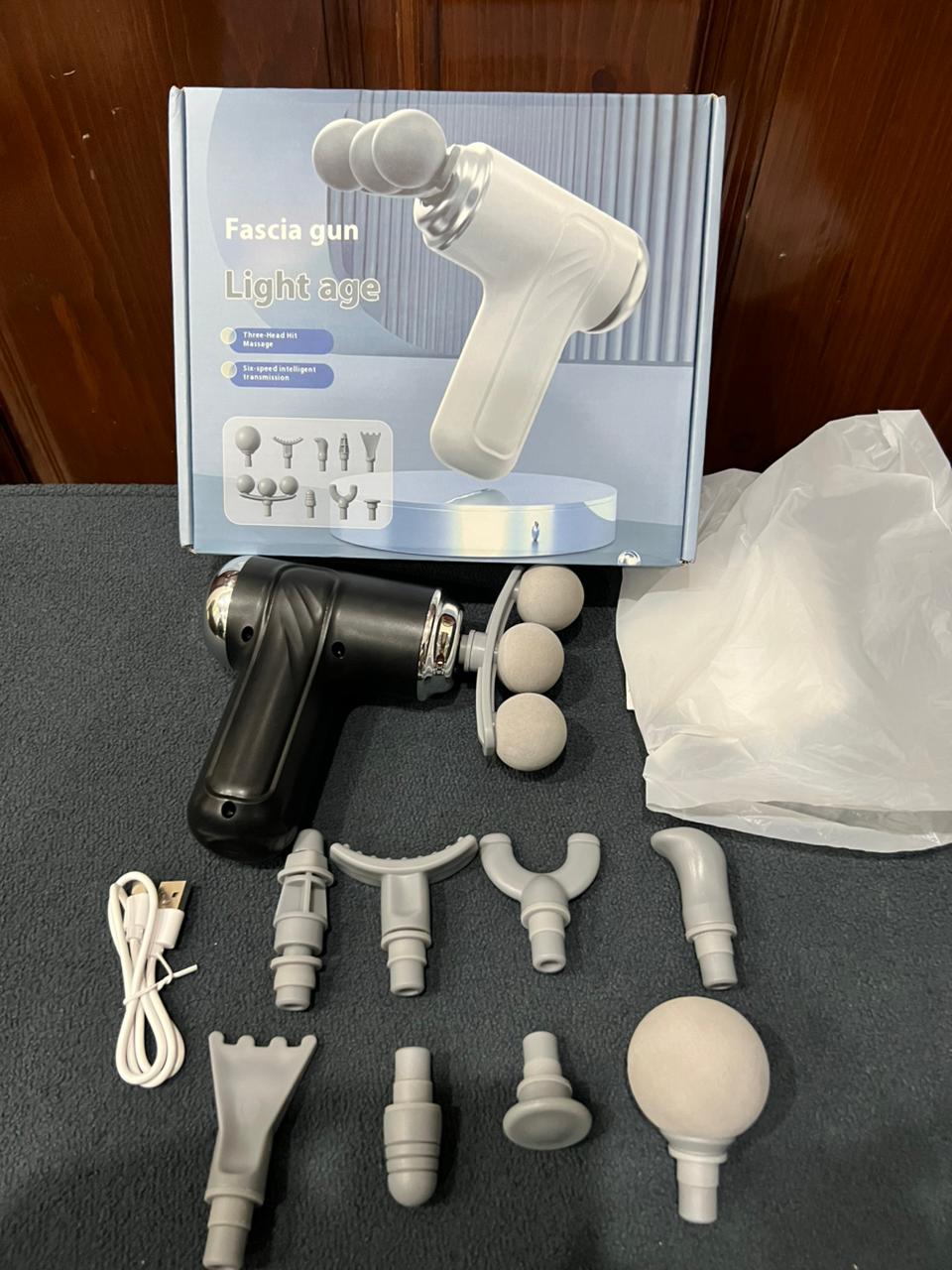 3 Heads Massage Gun - 6 Speeds + Turbo⚡