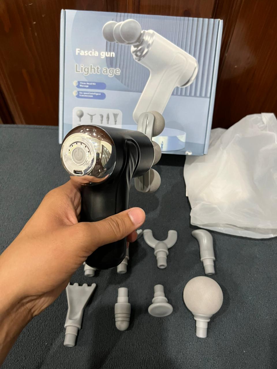 3 Heads Massage Gun - 6 Speeds + Turbo⚡