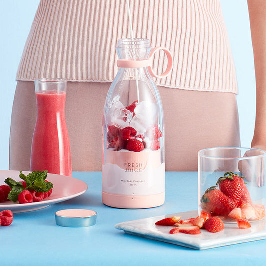 USB Rechargeable 6 Blades Juicer -  Portable Mixer